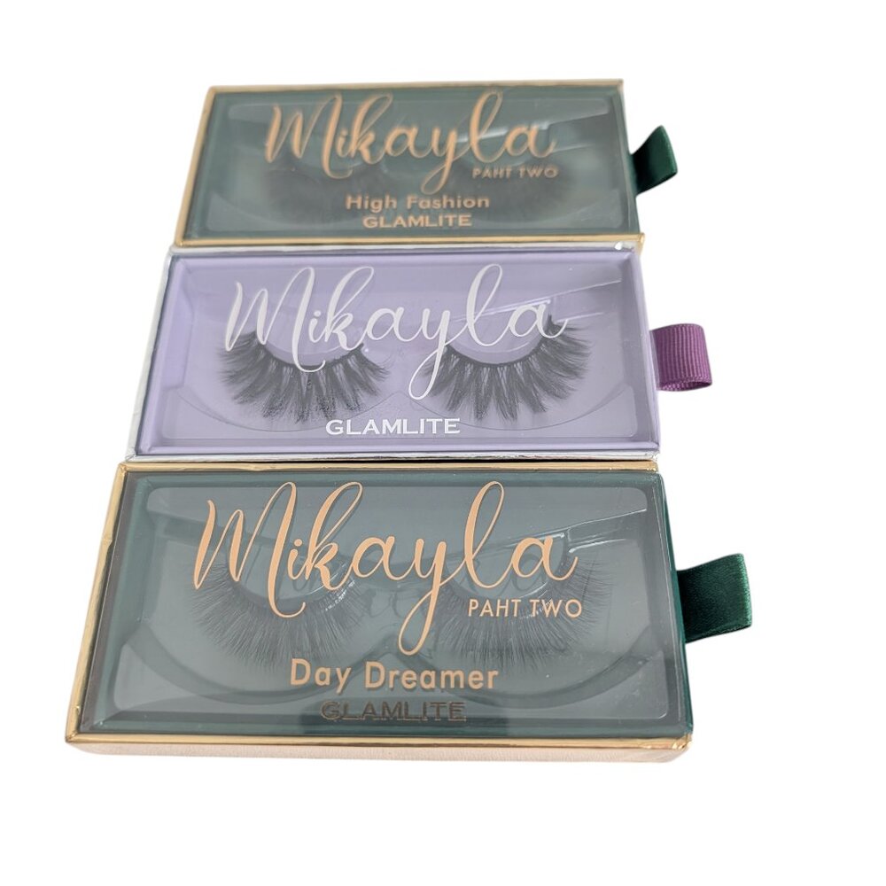 Glamlite x Mikayla False Eyelashes Original & Paht Two High Fashion Day Dreamer